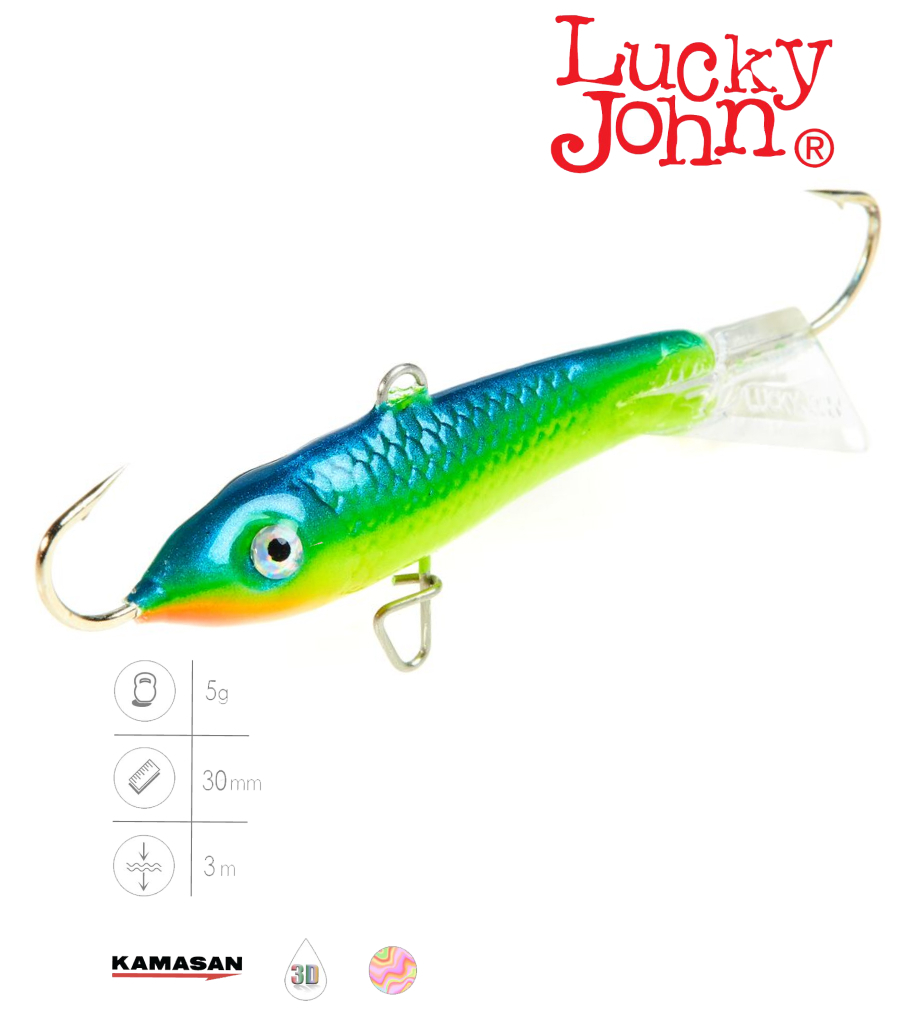 Балансир LUCKY JOHN Classic №3, цвет 29, арт. 81300-29