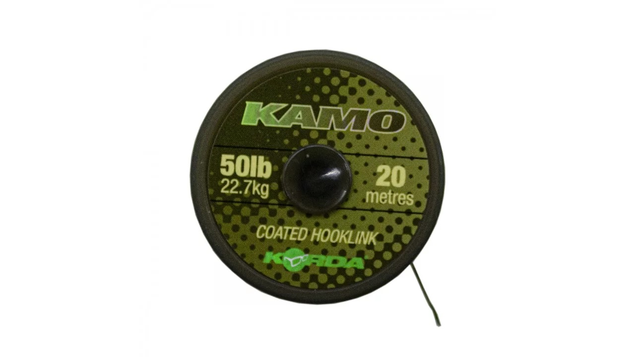 Поводковый материал KORDA Kamo Coated Hooklink 50lb 20м 1