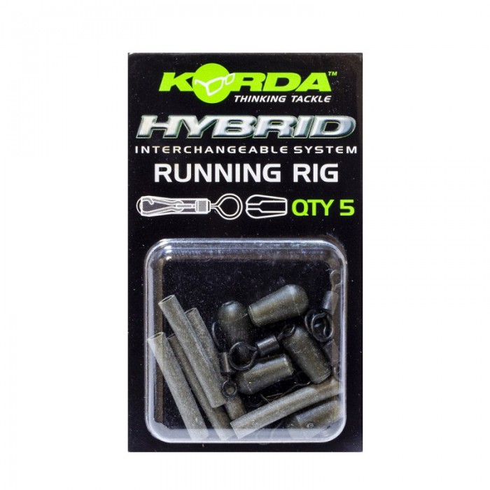 Набор для скользящей оснастки KORDA Running Rig Weedy Green