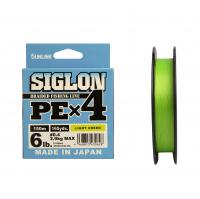 Шнур Sunline Siglon PEх4 light green 150м 0,4 6lb