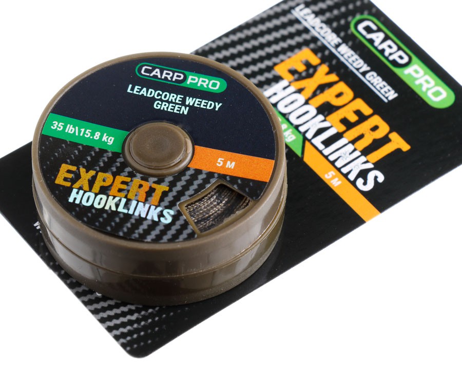 Лидкор зеленый Carp Pro 5 м 35 lb 1