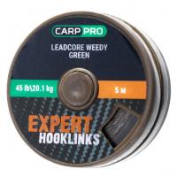 Лидкор зеленый Carp Pro 5 м 45 lb