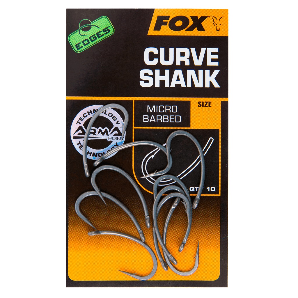 FOX крючки с изогнутым цевьем EDGES Curve Shank