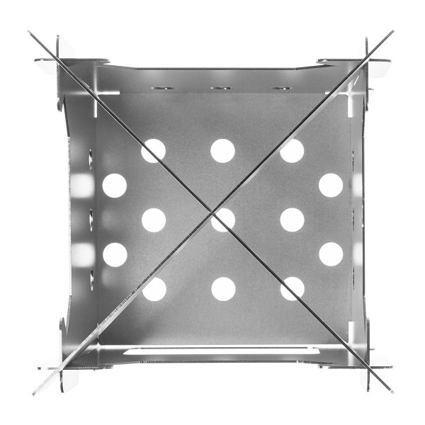 Печь-щепочница складная ПМ-03, 112х112х170мм, сталь 1мм (T-HS-PM-03) Helios 2