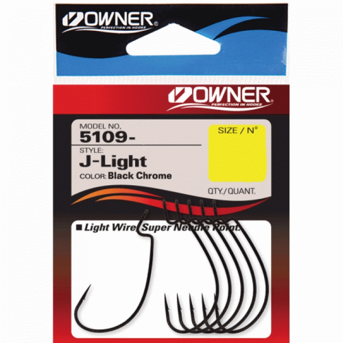 Крючок OWNER J - Light Worm Hook BC 2