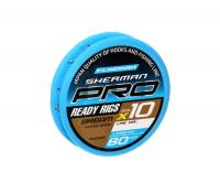 FLAGMAN Поводок готовый Sherman Pro Bream Ready Rigs №14 d0,105мм 80см 10шт