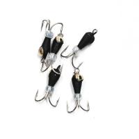 Мормышка ЯМАН  вольф. бн Черт с петлей с латунной коронкой (короткий) 3мм 0,6г цв. в асс-те