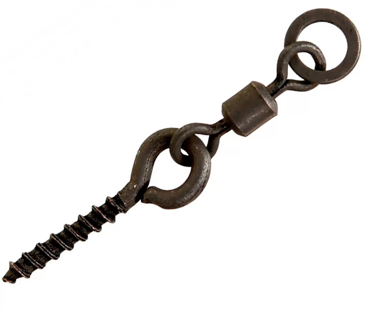 Винт для крепления насадки с вертлюгом и кольцом 12 мм Carp Pro (Карп Про) - Expert Swivel Bait Screw WIth Ring, 10 шт 1