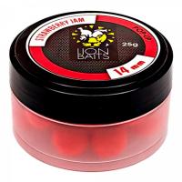 Бойлы плавающие Pop-Up LION BAITS STRAWBERRY JAM Клубника 14мм 25гр