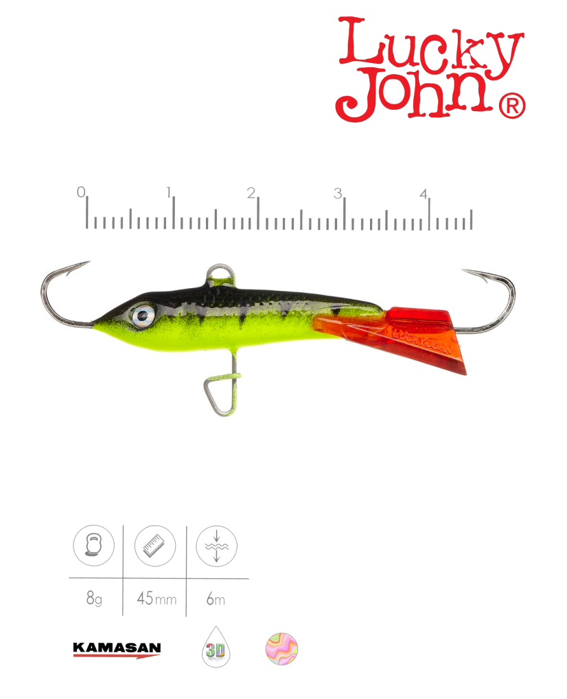 Балансир LUCKY JOHN Classic №4.5, цвет 31RT, арт. 81450-31RT1