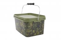Ведро Gardner пластиковое для прикормки Square Camo Buckets Medium 10л