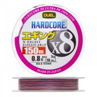 Плетеный шнур Duel PE Hardcore X8 Eging (3Color) 150 m - 