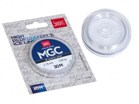 Леска монофильная LUCKY JOHN MGC, зимняя, 30 м - 0.18 мм, прозрачная