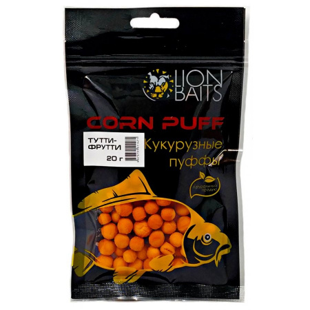 Кукурузные пуффы Corn puff LION BAITS Тутти-Фрутти 20гр
